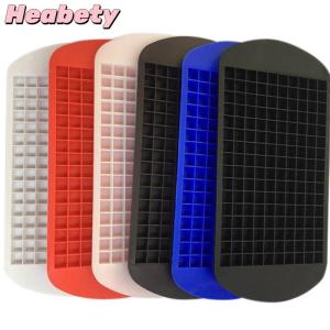 Heabety Ice Cube Tray 160 Grids 1X1cm Silicone Fruit Cube mold Small Ice Cube