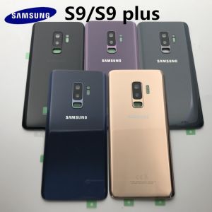 Original SAMSUNG Galaxy S9 G960 S9 plus G965 Back Glass Cover Rear Door Housing Case Back Glass Cover Parts