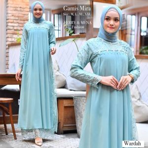 Dress Brukat Wanita Terbaru Modern Kekinian Mira Series / Gamis Wanita / Long Dress Wanita / Baju Kondangan Wanita / Long Dress Kondangan / Gamis Brukat Jumbo / Dress Brukat Remaja / Gamis Remaja Modern / Baju Muslim Wanita / Gamis Pesta Mewah Mira