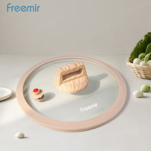 [UPGRADE] freemir Wajan Panci Kuali Panci 20/24/30 Cm Anti Lengket Marble Lapisan Granit Modern Tutup Kaca untuk Dapur dan Rumah Tangga Cocok Kompor Gas