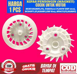 Kipas-Fan Pendingin KIPAS Magnet-Magnit-Radiator-Generator MOTOR Vario 110 Karbu & Vario 110 CW Lama-Old & Vario Techno 110 CBS HARGA 1 PCS