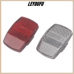 LEYOUFU Bicycle Plastic Reflector Tail Light Reflector Front And Rear Warning Tail Light