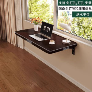 Black space saver table 90° foldable table wall mounted desks dining tables desks gaming tables L60/80/100cm*W40cm