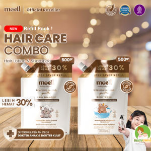 Moell Paket Perawatan New Born Baby Skincare Protection Hair Care Penumbuh Rambut Perlengkapan Mandi