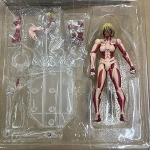 Kaiyodo Attack on Titan The Female Titan Annie Leonhart Revoltech Yamaguchi Anime Action Figures Figurine Ko Model Toys Gift