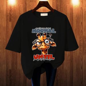 BAJU KAOS WANITA OVERSIZE BASIC LENGAN PENDEK PRINTING DTF UNTIL NOW KATUN COMBED JUMBO BLUS