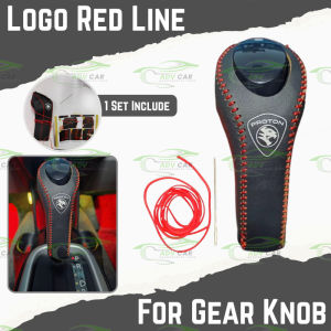 Saga BLM / FLX / FL Leather Gear Knob Cover Handbrake Cover Perodua Aksesori Kereta car interior protect