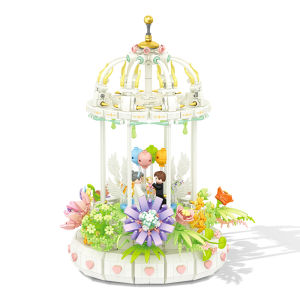 กล่องดนตรี ของเล่น ตัวต่อ ชิงช้าสวรรค์ ม้าหมุน DIY ของขวัญวันวาเลนไทน์