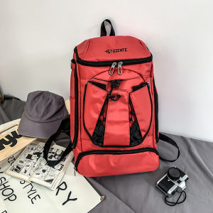 New trendy sports backpack for men large capacity outdoor travel backpack with independent shoe compartment basketball and football training bag