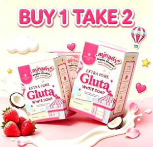 【BUY 2 TAKE 3】Precious Skin Extra Pure Gluta White Soap 80g Thai Gentle Cleansing Formula Fades Dullness Brings Luminous Fair Skin Softens Rough Texture