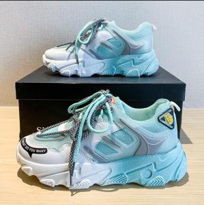 ( COD ) SEPATU Wanita olahraga Sepatu Import Sepatu cewek Sol tebal Sepatu Premium