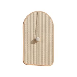 PUZHE ซักได้ แผ่นขูดแมวจากไซสัลธรรมชาติ พร้อมลูกบอล ทนทานต่อการสึกหรอ แผ่นติดผนังสำหรับแมวข่วน หลายฟังก์ชัน แบบติดเอง กระดานข่วนแมว สำหรับสัตว์เลี้ยง