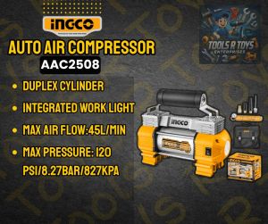 INGCO AUTO AIR COMPRESSOR | AAC2508 | TOOLS R TOYS | ING-POWERTOOLS