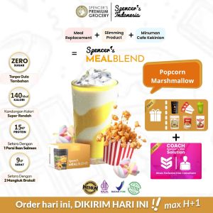 Spencers MealBlend Popcorn Marshmallow - Pengganti Makanan Sehat Bernutrisi