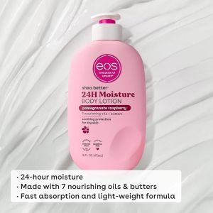 [SG ] EOS Shea Butter Body Lotion 16oz (Vanilla Cashmere/ Jasmine Peach/ Coconut Water/ Promegranate Rasberry)