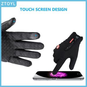 ZTOYL  Men Women Winter Warm Windproof Waterproof Thermal Touch Screen Gloves Mittens