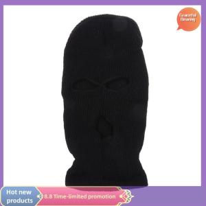 Graceful 1PC Funny Spoof Car Seat Headgear Headrest Cover 3 Hole Knitted Face Mask Seat Cover Car Creative Seat Decorations Accessories