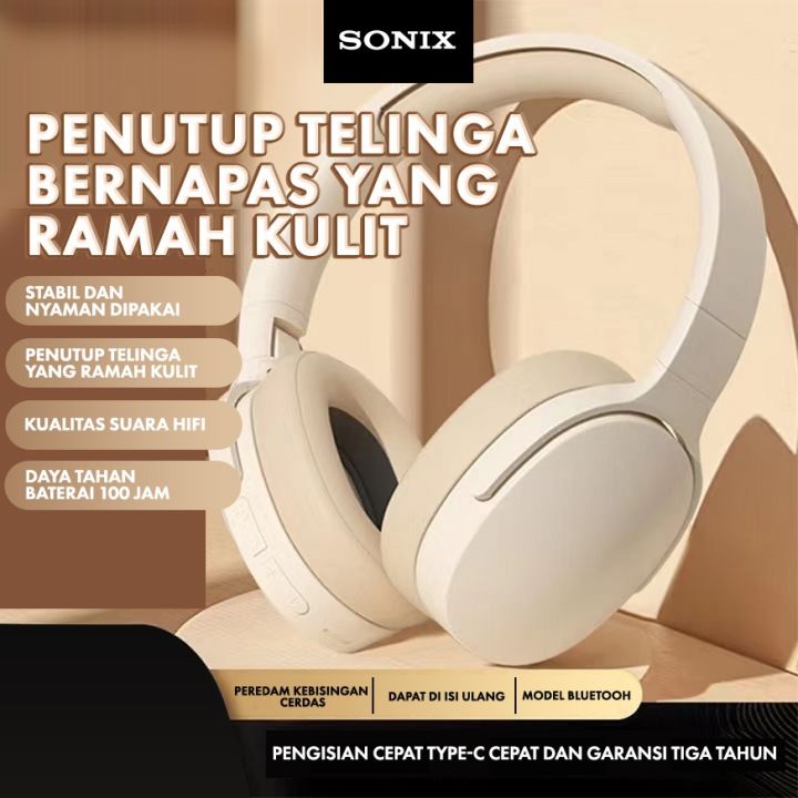 Sonix Wireless SH04 Headphone Bluetooth Wireless Headset Earphone