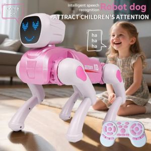 DIVATEN Voice Command Smart Robot Dog Remote Control Programmable Remote Control Robot Toy Smart Singing And Dancing Programmable Robot Toy For Kids