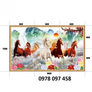 Tranh mã đáo thành công.