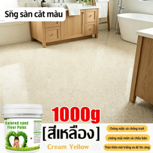 Sơn Sàn Tự San Phẳng Cát Màu Epoxy Không Chứa Formaldehyde Chống Mài MònĐộ Cứng Cao Chống Thấm Nước
