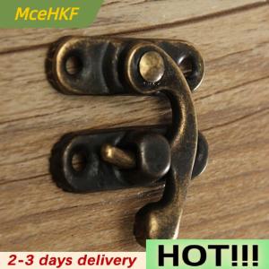 MceHKF 5Pcs Antique Metal Catch Curved Buckle Horn Lock Clasp Hook Jewelry Box Padlock