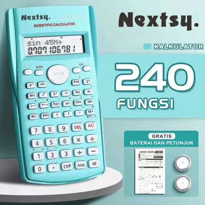 Kalkulator Scientific Ilmiah 240 5 Warna Calculator Ujian Sin Cos Tan Function 240 - Qiqi Treasure