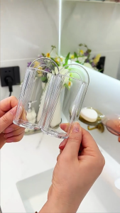 2Pcs Clear Electric Toothbrush Organizers Wall Mount Holder No Drill Holder for Bathroom Toothbrush Accessories