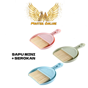 MO596 Sapu Mini Sapu Plus Serokan SMILE Serbaguna Termurah