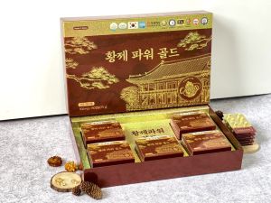 [HCM] TINH DẦU THÔNG ĐỎ HWANGJE POWER GOLD - Hộp 150 viên - Hàng chính hãng nhập khẩu hàn quốc