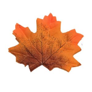 CHANBAEK 50Pcs/Pack Leaf Simulated Maple Leaves Plants Maple Leaves Artificial Leaf Plants Creative Handmade Stacked Maple Leaves Photo Props