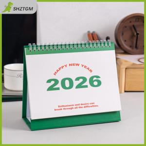 【SHZTGM】 ปฏิทิน2026อย่างง่ายสมุดจดบันทึกตารางเวลารายเดือนรายวันการจัดการเวลาโฮมออฟฟิศการตกแต่งเดสก์ท็อปปฏิทินแบบยืน