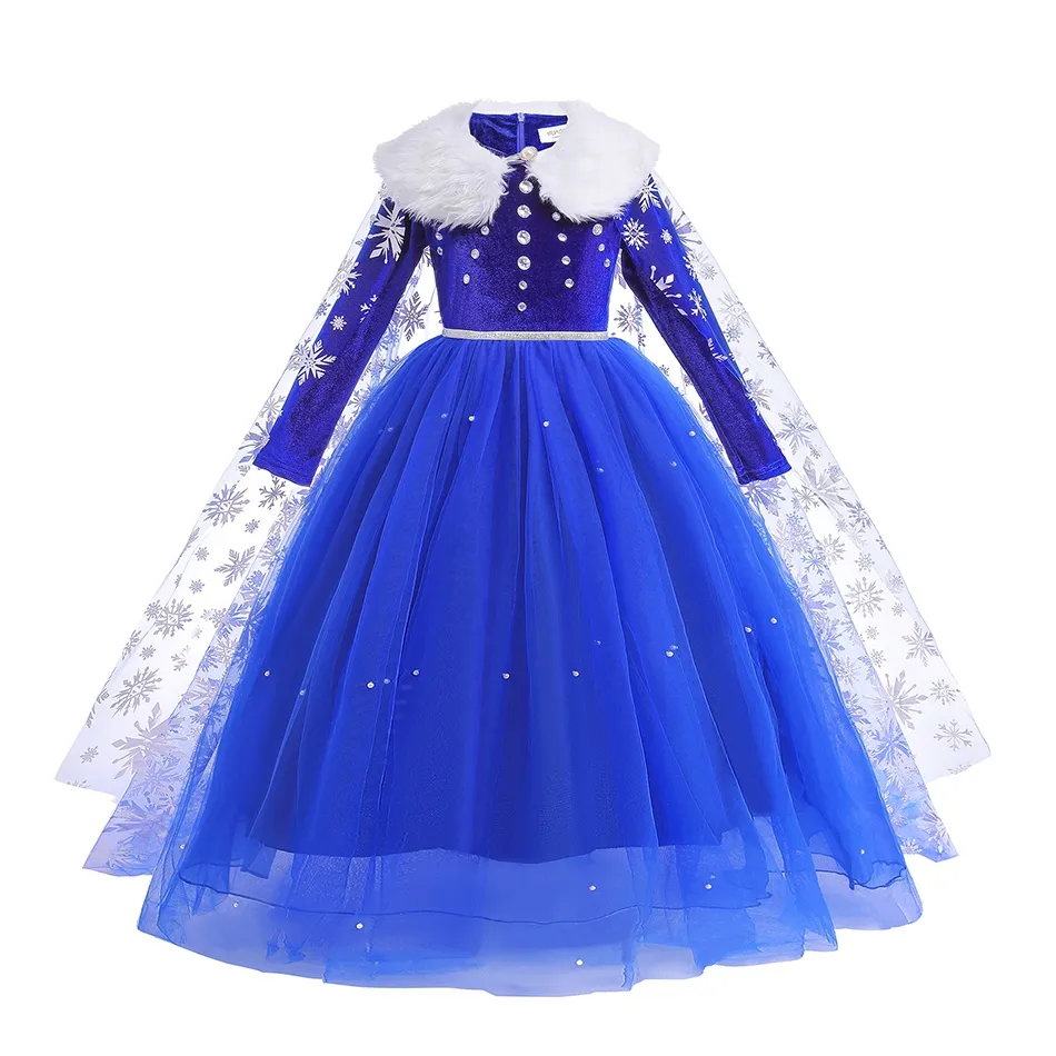 Váy Elsa 2 Đầm Mới Cho Bé Gái Công Chúa Đặt Giáng Sinh Cosplay Anna Tiệc  Sinh Nhật Tay Áo Dài Elza Trang Phục Trẻ Em | Lazada.vn