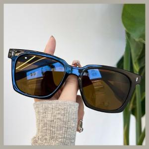JN IMPRESSION New Mens Womens Large Oval Frame Sunscreen UV Tide Sunglasses