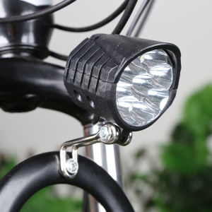 【New Arrival】 48V LED E-bike Headlight with Built-in Horn for Long-lasting Night Riding Illumination