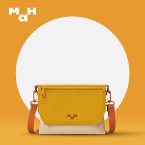 MAH Messenger Bag New Summer Crossbody Bag Contrast Color Single Shoulder Bag High-end Niche Design Commuter Bag Small Womens Bag