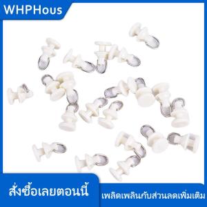 WHPHous 20ชิ้นรางม่านเครื่องร่อนรางผ้าม่านตะขอลูกกลิ้งรางม่านอุปกรณ์เสริม