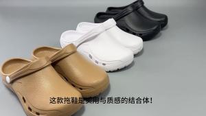 [Free Shipping] 2026 New Style Slippers Soft-Soled Outdoor Shoes Closed-Toe Perforated Design Simple Non-Slip Durable Casual And Suitable For Home Wear WomenS Shoes