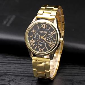 Cross-border New Mens and Womens Steel Band Watch 2021 Alloy Steel Band Hot Selling Watch Wholesale Dropshipping Thin Model