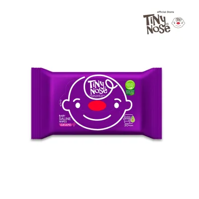 Tinynose (ไทนี่โนส ทิชชู่เปียกสูตรน้ำเกลือ) แพ็ค 20 แผ่น x6ซอง รุ่นพกพาสะดวก กพ.สุดคุ้ม