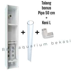 PAKET LENGKAP TALANG AQUARIUM MEDIA FILTER/filter talang/talang atas PROMO & BONUS PIPA + KENI L