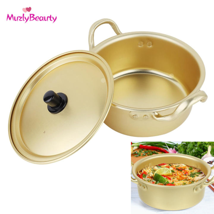 Muzly Ramen Cooking Pot Korean Ramen Pot With Lid Ergonomic Handle ...