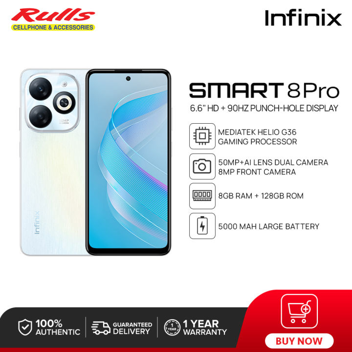 Infinix Smart Pro Smartphone 8GB+128GB MTK Helio G36 50MP