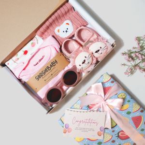 Hampers Newborn Korea - Baby Hampers Premium Kado New Born Set Pakaian Bayi Paket Hampers Bayi GORGIEBABY