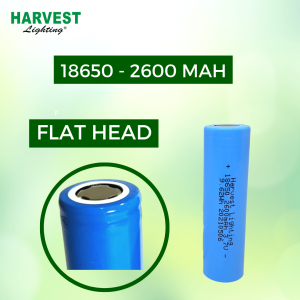 Harvest Lighting Baterai 18650 Battery Lithium Ion Harvest Lighting Real Capacity 2600 3200 mAh Rechargeable Original Batrai Serba Guna