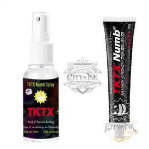 New TKTX Painless Beauty Cream. 10g Maximum strength (Prenumb)  30ml Spray (Secondary Numbing)