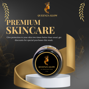 Queenza Glow Cream 2 in 1 Ajaib Ampuh Bersihkan Flex Hitam Jerawat Mencerahkan Kulit