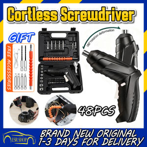 47-Piece USB Rechargeable Screw Gun & Set Foldable And 90° Rotating Deformable Multifunctional Portable Suitable For Home DIY