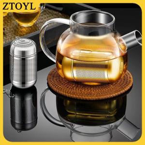 ZTOYL  Trà lọc trà thép không gỉ trà Infuser trà lá gia vị gia vị Bóng Lọc ấm trà lưới tốt lọc cà phê teaware