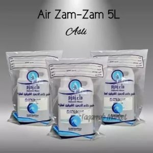 Air Zam Zam 5 Liter Asli 100 % Barcode Zamzam Water Original